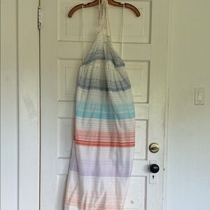 O'Neill Langley White rainbow sundress medium